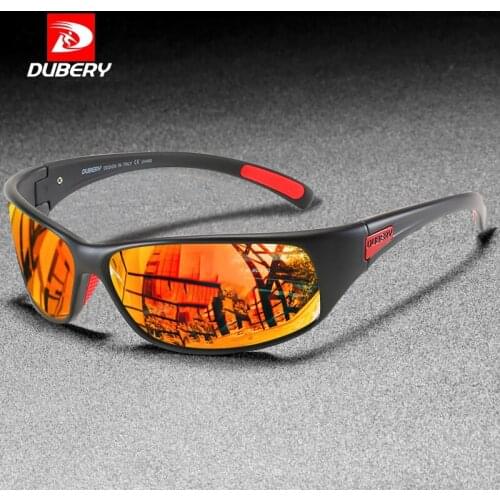 DUBERY Sports Style Men Polarized Sunglasses Fashion Sports Style Design Sun Glasses High Quality Driveing Travel UV Goggles B25