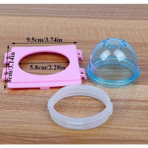 Hamster Tunnel Cage External Pipe Pet Toy Cages Interface Fitting Solid Color Connection Plate Cage Cap Home Pet Supplies