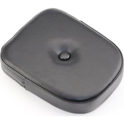 Universal 1 Button Backrest Cushion Sissy Bar Pad For Harley Yamaha Honda Suzuki Kawasaki Chopper Custom