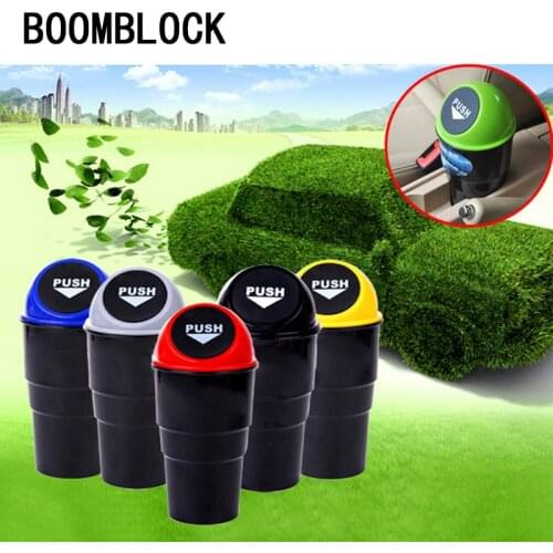 BOOMBLOCK Car Interior Trash Garbage Box Organizer For Skoda Octavia A5 A7 2 Lexus Bmw F30 X5 E53 F10 E34 Lada Granta