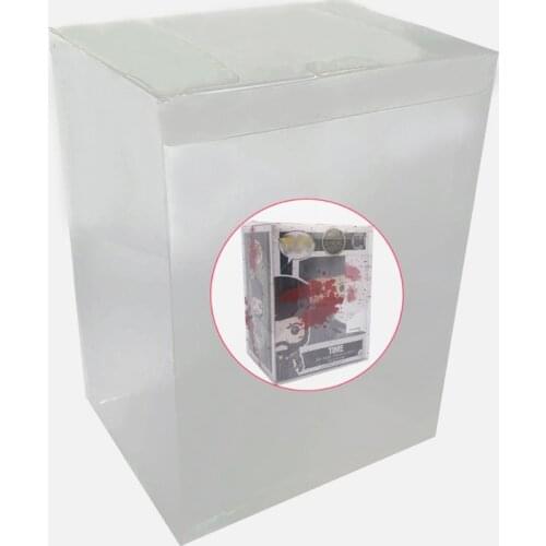 Ruitroliker 10Pcs Protector Case Blood Splatter Design Protector blood ver display Box for Funko Pop 4 inch Vinyl Figures-Red