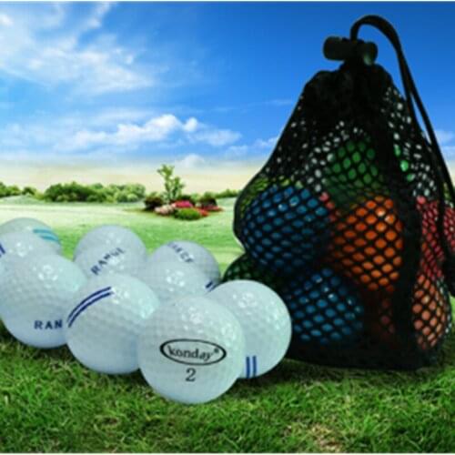 12 Ball Lightweight Drawstring Nylon Mesh Golf Ball Storage Outdoor Sports Golf Training Accessory Carrying Net Bag