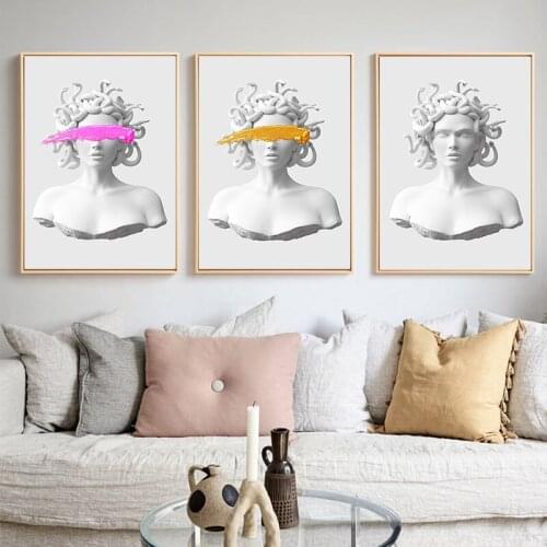 Abstract Canvas Painting Graffiti Sculpture Prints And Posters Wall Art Home Decor Modern Boho Nordic Living Room Decoration