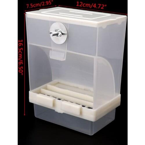 Automatic Birds Feeder Poultry Feeding Tool Fodder Food Container Splashproof Storage For Pigeon Parrot Chicken