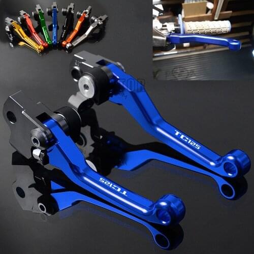 For Husqvarna TC125 TC 125 2014-2017 2015 2016 CNC Aluminum Motorcycle Dirt Bike DirtBike Motocross Pivot Brake Clutch Levers