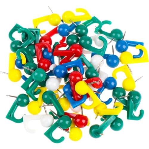 Giant Push Pins Plastic Heads Pushpins Wall Hook Thumb Tacks Marking Pins