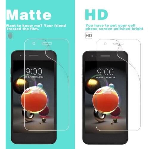 Matte Film & HD Glossy Film For LG K3 K4 K5 K7 K8 K10 K11 2017 2018 Power Pro LTE M250 Screen Protector Film Of Clear