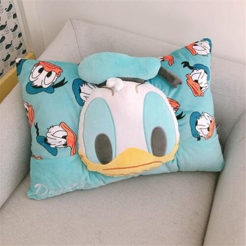 Disney Donald Fauntleroy Duck Stuffed Plush Toys 50*30cm Big Back Cushion Cartoon Don Plush Pillows Toys Gifts for Children