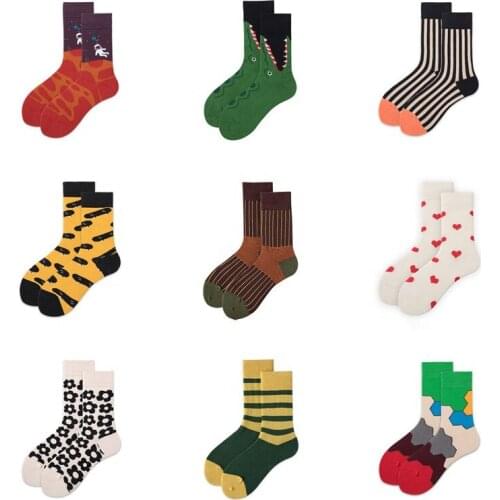 Autumn and Winter Women Socks Cute Colorful Men Socks Funny Socks for Unisex