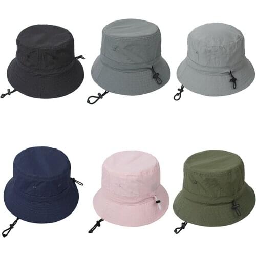 Summer Women Bucket Hat Outdoor Sports Hiking Cycling Sun Hats Beach Panama Cap Fisherman Caps for Ladies Girls