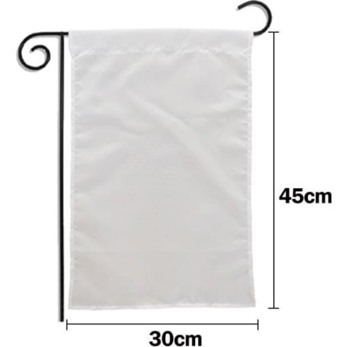 Blank Garden Flag Sublimation American Garden Flags Polyester Yard Hanging Flag Decorative Banners Blank Banners 30*45cm SN3584