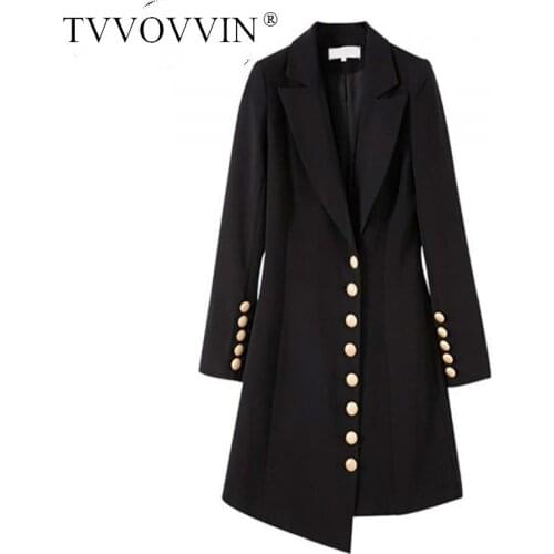 Trench Coat Long Women Sleeve Black Women Windbreaker Temperament Single Breasted Women Coats Long Trench Autumn 5XL B8QY