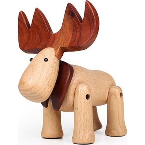 Elk Puppet Office Jewelry Decoration Creative Housewarming New Home Gift Wedding Gift Companion Gift Desktop Decoration
