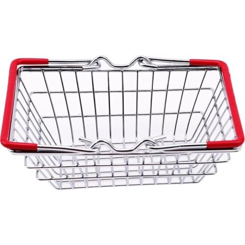 High Quality MINI Supermarket Shopping Cart Kids Toy Intelligence Growth Toy Jewelry Basket