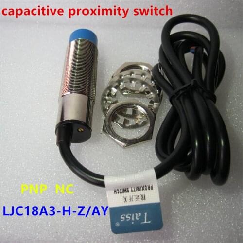 1pc High Quality LJC18A3-H-Z/AY 1-10mm distance measuring Capacitance Proximity Sensor Switch PNP NC DC 6-36V 300mA M18 3-wire