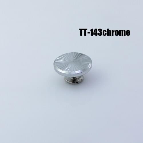 50pc SCREWBACK SPIKE TT- 143 leathercraft Chrome