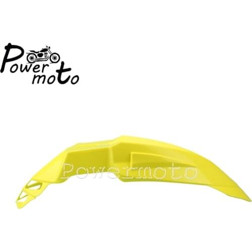 Yellow Black Red White Motocross Mudguard Dirt Bike Front Fender MX Enduro Splash Protector for Suzuki DRM WR XR TTR KLX EVO