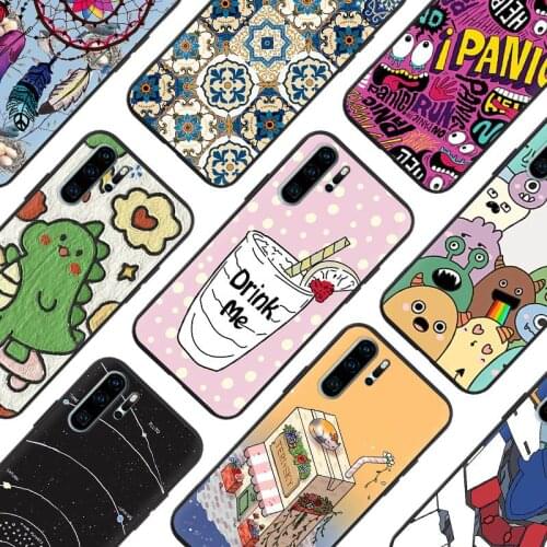 Black Case For Boy Phone Case For Huawei P30 Pro Dirt-resistant For Man Shockproof Anti-dust