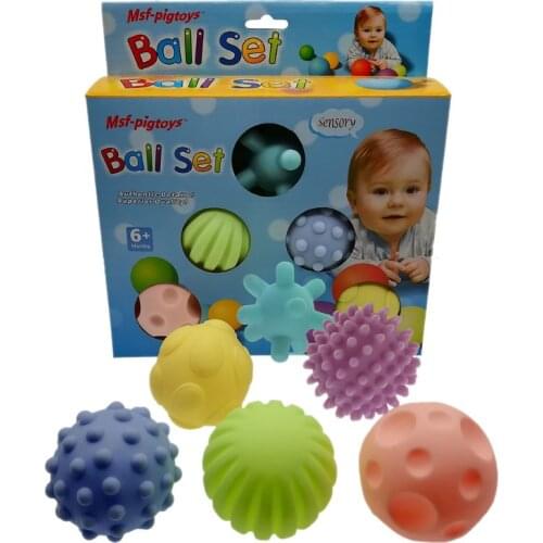 Baby toy hand catch ball baby training massage soft ball texture sensory toy