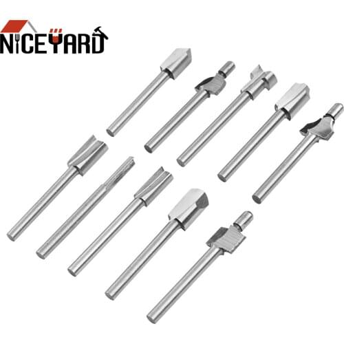 NICEYARD Electric Trimming Machine Woodworking Cutter Polishing Milling Cutter Fits Dremel Rotary Set Engraving Machine