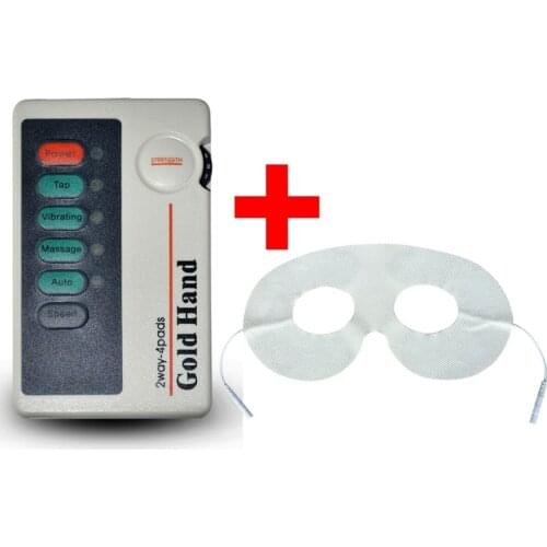 Electronic Pulse Massager Tens Muscle Stimulator Low Frequency Body Physiotherapy Device With Conductive Eye Mask Eye Care Kit