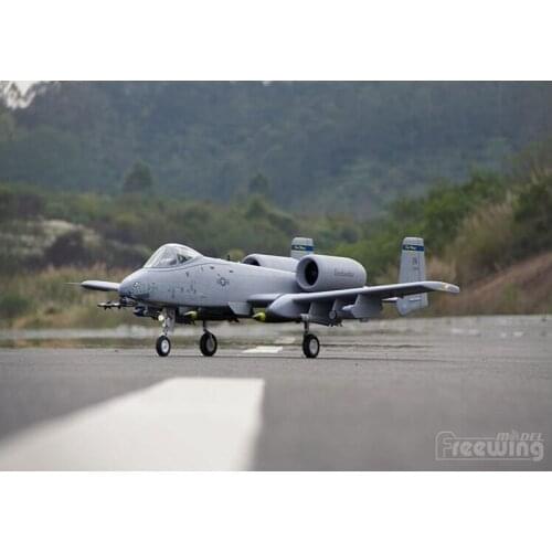 Freewing RC Airplane Twin 80mm EDF Jet 9-blades EDF A-10 Jet KIT and Servos