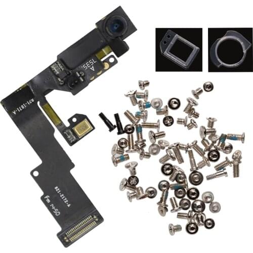 High Quality Front Camera Ring Holder For iPhone 5 5S 5C 6S 6 Plus Front Facing Camera Lens Right Proximity Sensor Flex Cable
