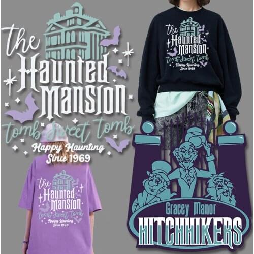 Castle Cartoon Character Patches for clothing Ironing stickers Applique on Clothes Washable Iron-on Transfers