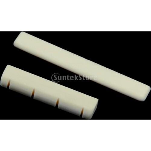 New Arrivals 2015 Bone Saddle Nut Slotted for Ukulele