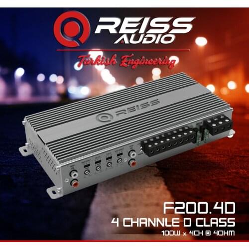 RS-F200.4D CAR AMPLIFIER DIGITAL 4 CHANNEL CLASS D