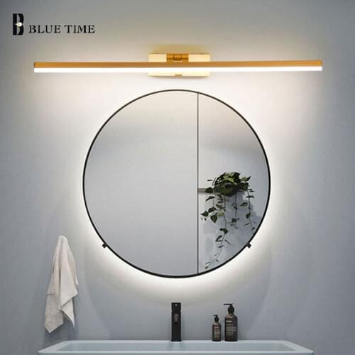 Modern Led Wall Light Barthroom Lamp Sconce Wall Lamp 40 60 80 100 120cm Barthroom Mirror Front Light 110V 220V Mirror Light