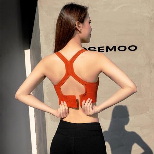 Sports Bra Sexy Letter Front Zipper Sportswear Women Push Up Underwear Vest Girls Gym Shirt Yoga Tank Crop Top Fitness