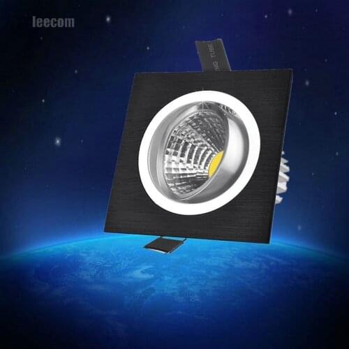 Square Bright Recessed Led Square Downlight Cob 15w 20w 25w30w Led Spot Light Decoration Ceiling Lamp Ac 110v 220v