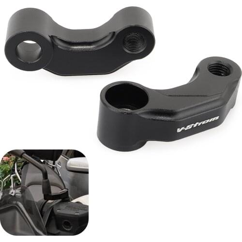 Motorcycle Mirror Riser Mirror Extension Compatibel with For Suzuki V-Strom DL1000 2014- V-Strom DL650 2017