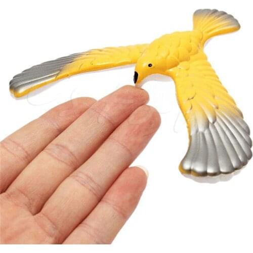 2017 New 1Pc Magic Balancing Bird Science Desk Toy w/ Base Novelty Eagle Fun Learn Gag Gift