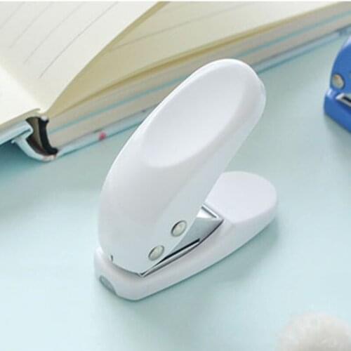 Y5GE Multifunctional Single Round Hole Puncher Paper Capacity 10 Sheets Hole Diameter 0.24'' (6mm) Mini Puncher for students