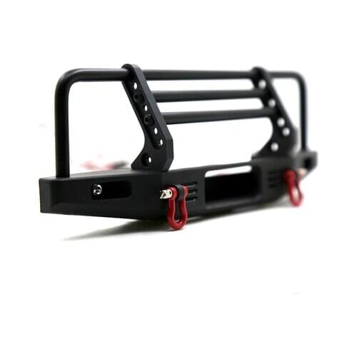 1/10 simulation climbing car wilderness front bumper TRX4 SCX10 90046 metal front bumper anti-collision