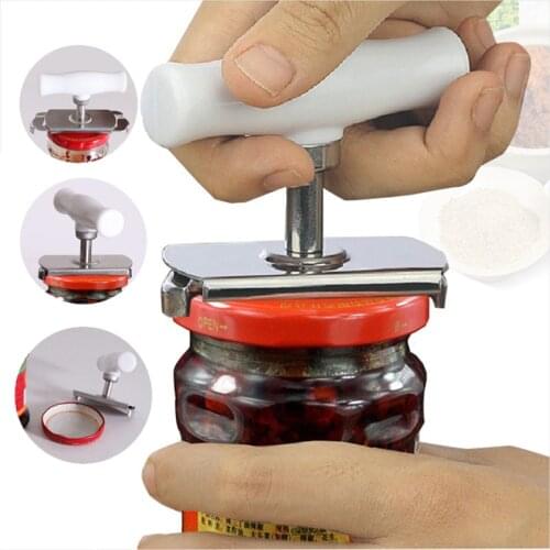 1PC Manual Stainless Steel Easy Can Jar Opener Adjustable Cap Lid Openers Tool Can Tin Bottle Kitchen Gadgets