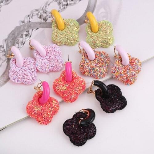 2021 Wij Oorbellen Aretes Drop Earrings Woman Fashion Dangle Earrings For Women Flash uxury Tassel Earrings Jewelry Party Gifts