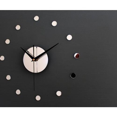 3D Simple time mirror acrylic DIY clock fashion creative thicker diy clock combination of clocks and watches