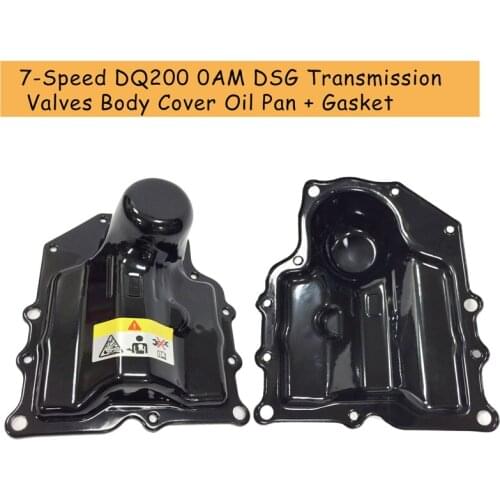 7-Speed DQ200 0AM VOL DSG Transmission Solenoid Valves Body Cover /Oil Pan + Gasket for - Skoda 0AM325219C