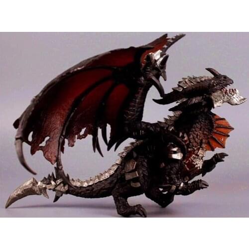 Cataclysm Neltharion Death Wing Figure Statue with Light Gradient Effect Action figure Collection model toys doll gifts 22CM