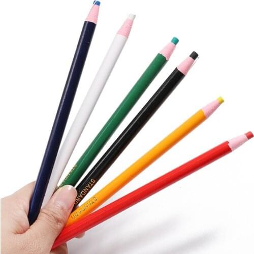 6 Colors Cut-free Sewing Tailors Chalk Pencils Fabric Marker Pen Sewing Chalk Garment Pencil for Tailor Sewing Accessories