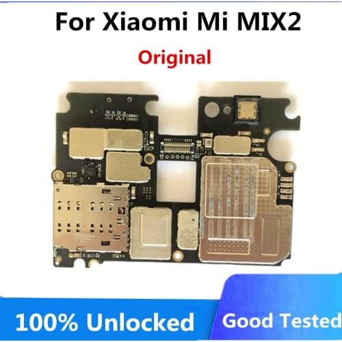 Global Version Firmware Original mainboard For Xiaomi Mi MiX2 MIX 2 motherboard Main board card Free Shipping 128GB