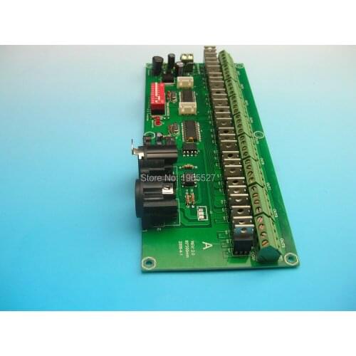 Hot sale 7~24V easy use 27 channels LED DMX Controller dmx decoder & dmx driver