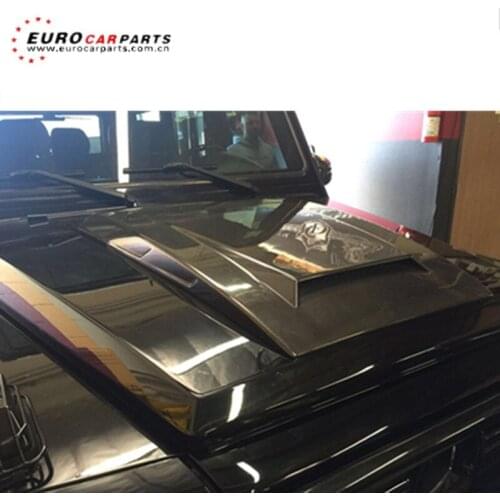 W463 hood scoop fit for MB G-CLASS W463 G500 G550 G55 G63 G350d upgrade into B style B800 dry carbon fiber hood cover
