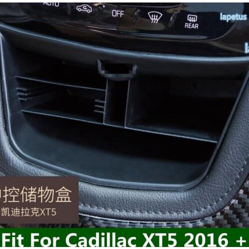 Lapetus Middle Central Console Multifunction Storage Box Phone Holder Container For Cadillac XT5 2016 - 2021 Plastic Interior