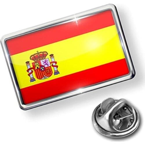 Spain Flag Metal Pin