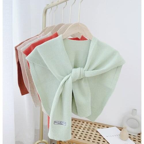 Fashion knitted winter scarf warm cashmere like women shawls long size foulard female lady bandana muffer D141