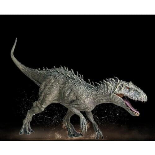 New Jurassic Tyrannosaurus Dinossauro Model Open Mouth Animal Savage Gift Model Simulated Large Toy For Kid K5E0